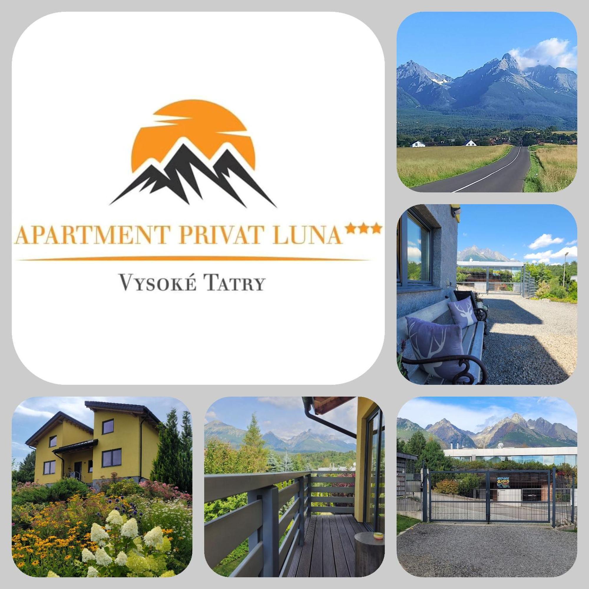 APARTMENT PRIVAT LUNA - Vysoké Tatry Nová Lesná Kültér fotó